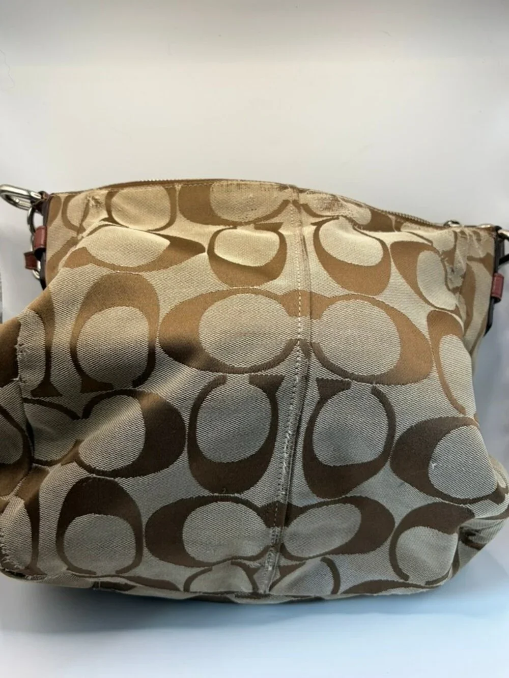 Share Vintage Y2K Coach Chelsea Ashlyn Signature Canvas Hobo Bag